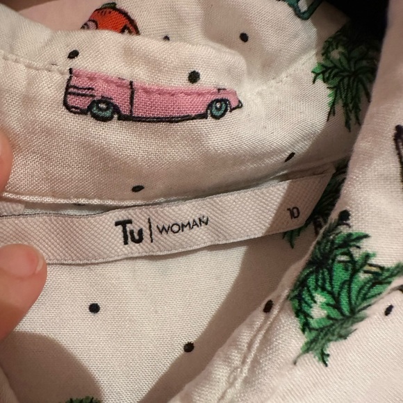 Tu vintage 🌲 🚗 tied top - Picture 3 of 3